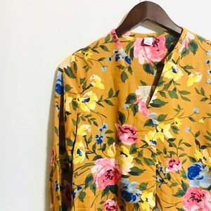 • gorgeous floral tunic/blouse - brand new •